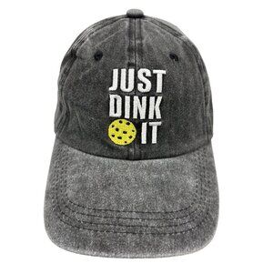 Just Dink It Hat Black Denim Aldeal Adjustable Golf Baseball Cap